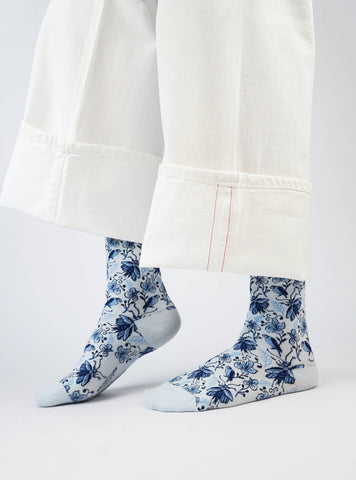 Bleu de Delft Oiseaux et Insectes