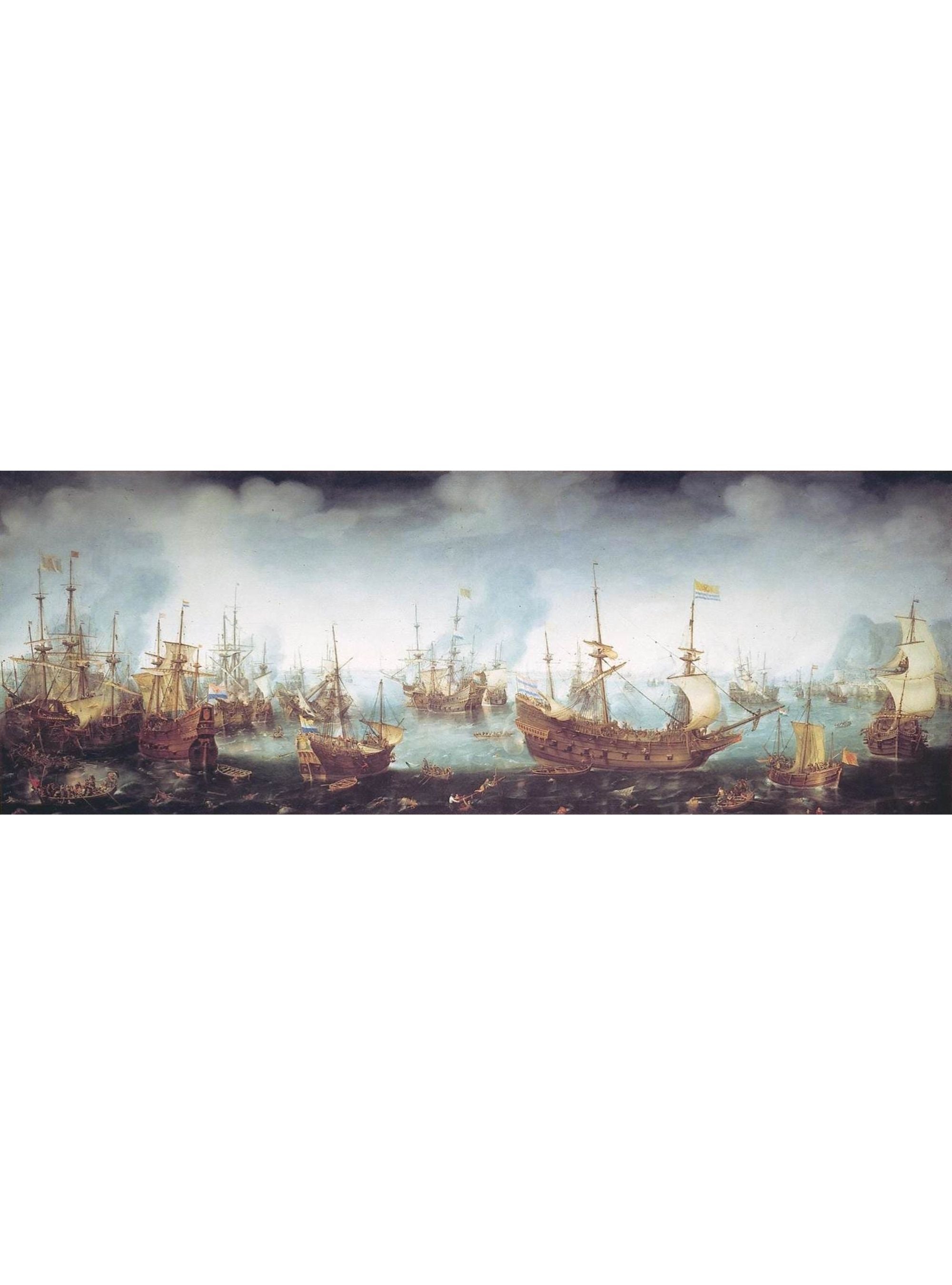 Cornelis Claesz. van Wieringen – De zeeslag bij Gibraltar (1622), collectie Het Scheepvaartmuseum