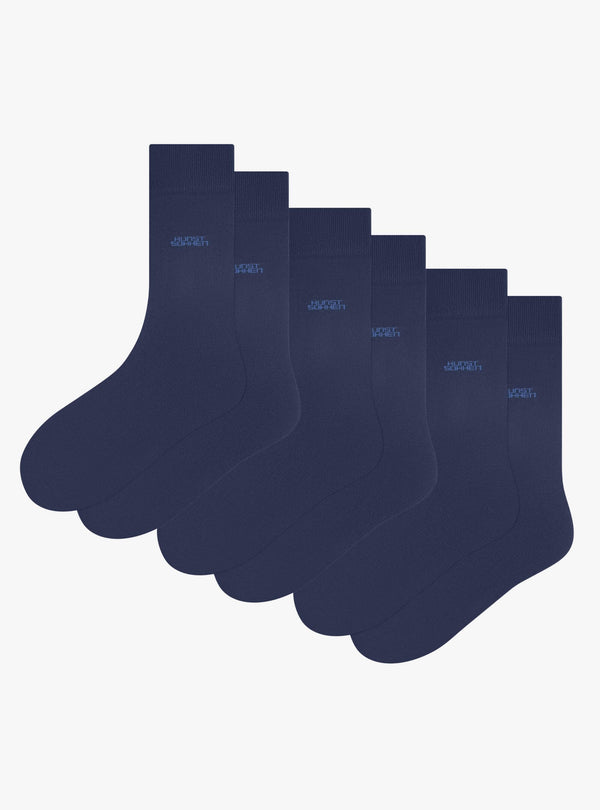 Bio-Essentiels Crew Navy Pack de 3