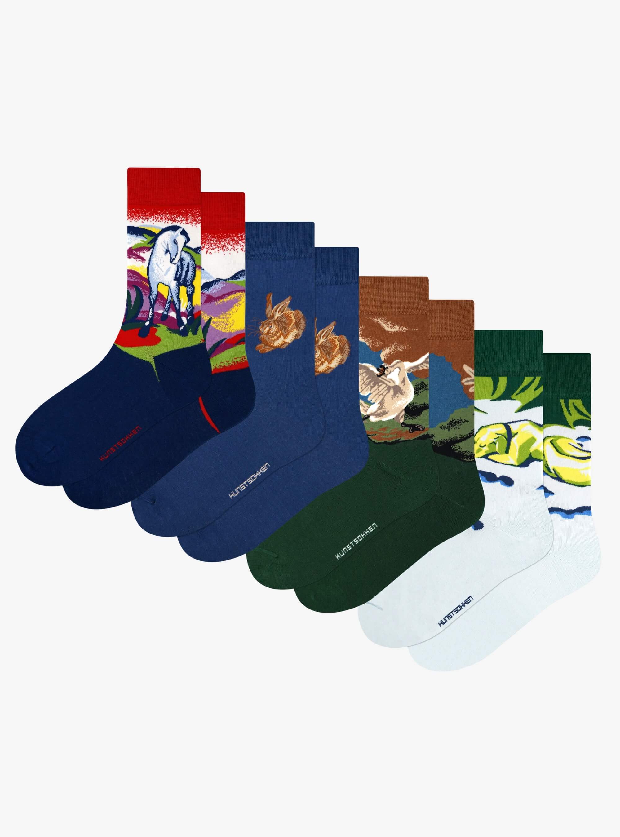 Animaux dans l'Art Pack de 4