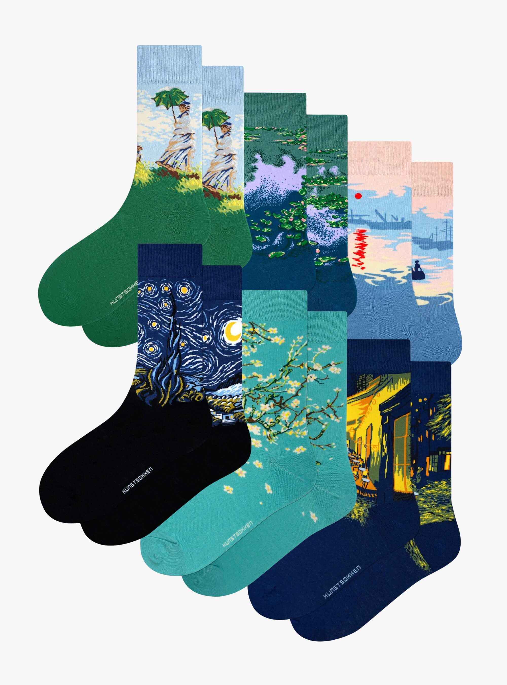 Pack Monet & Van Gogh - 6 paires