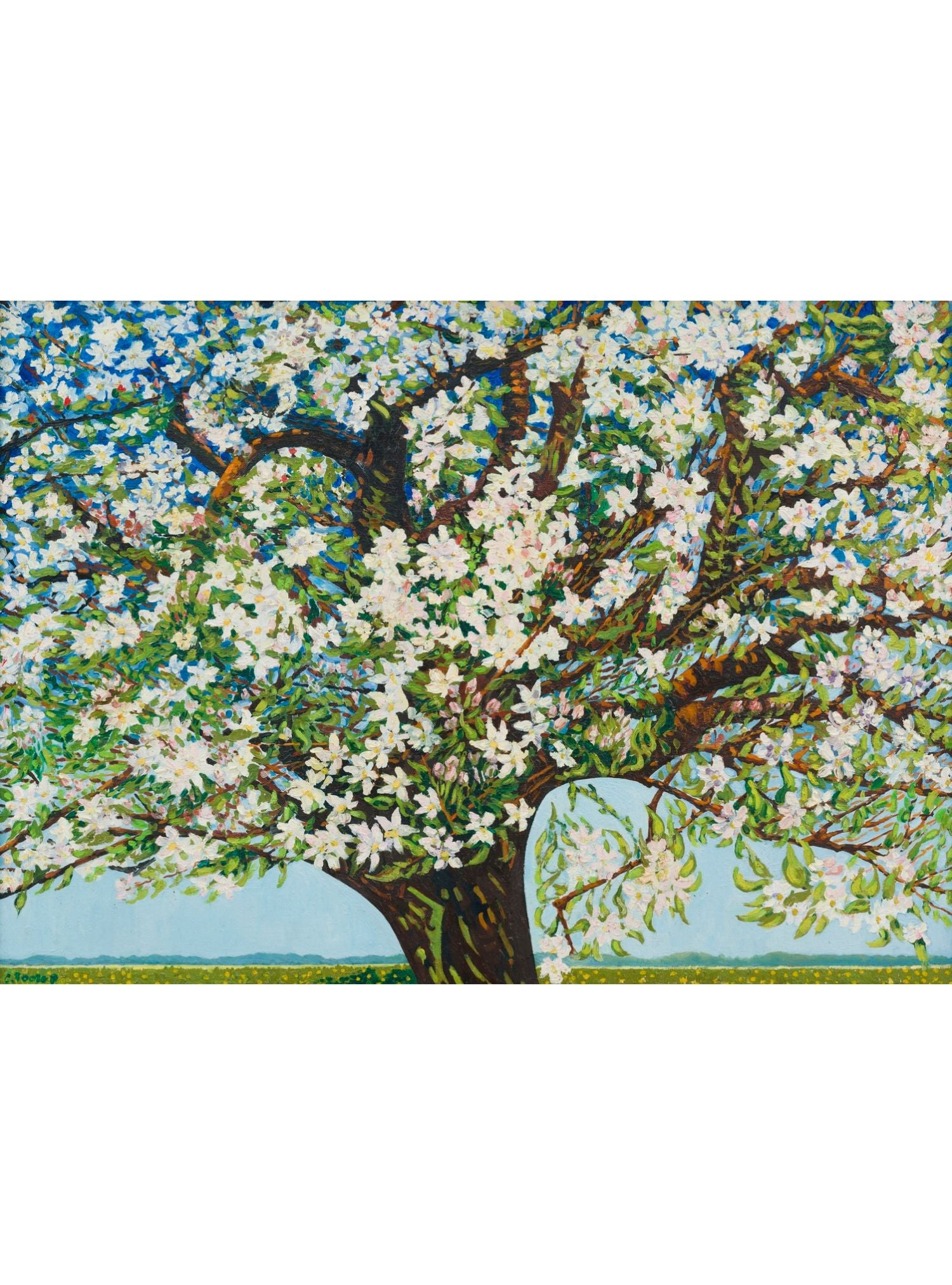 Charley Toorop - Beemster, Arbre en fleurs