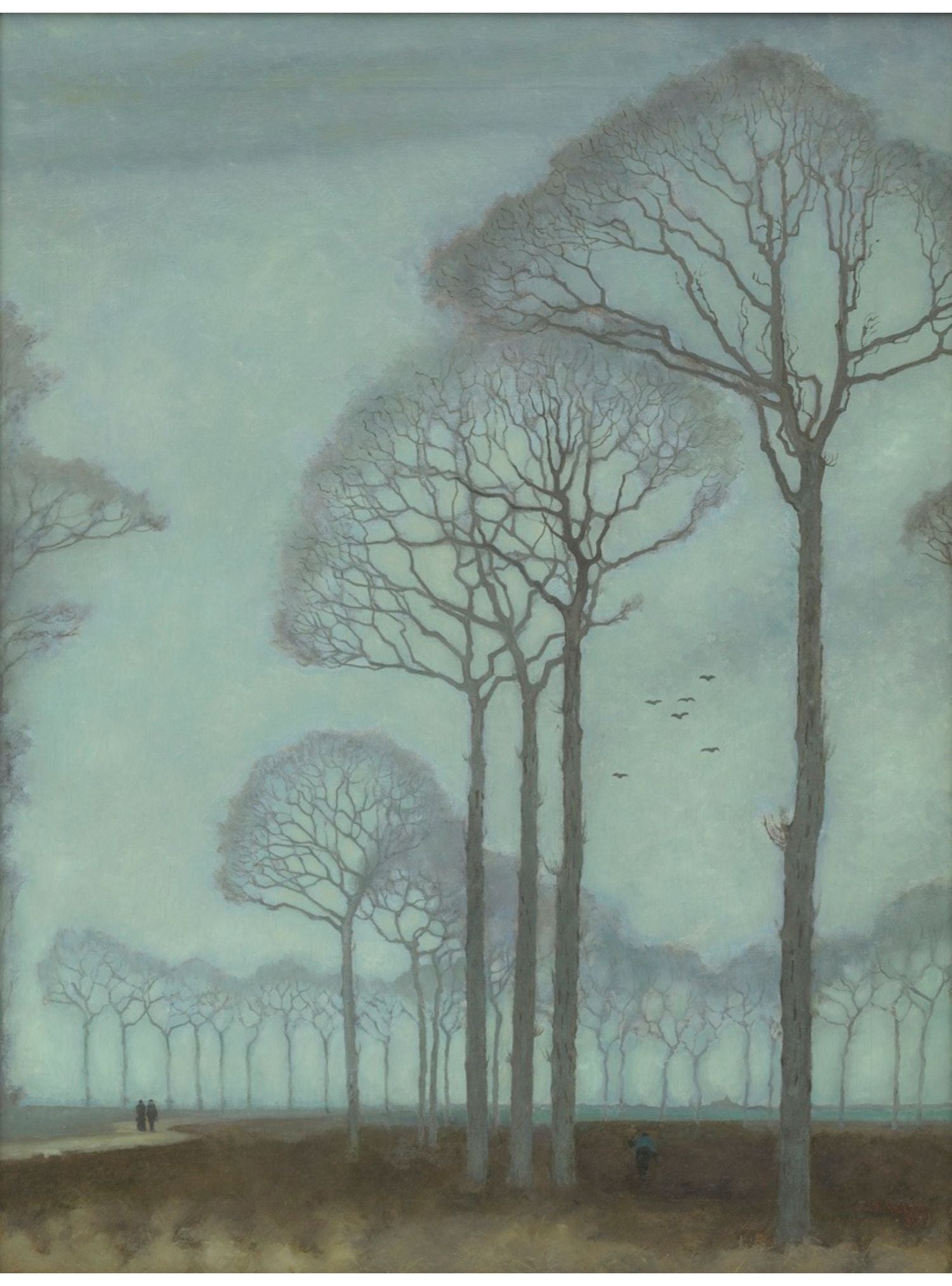 Jan Mankes - Rangée d'arbres