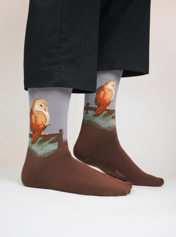 Jan Mankes - Grande chouette sur un paravent